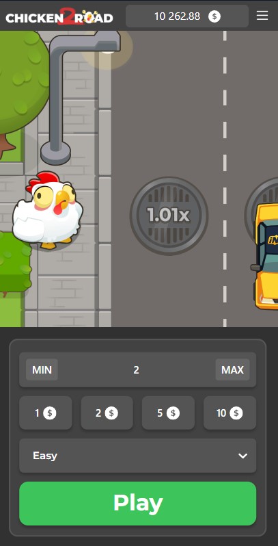 Chicken Road Home Screen